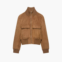 Joanna Cropped Bomber Jacket