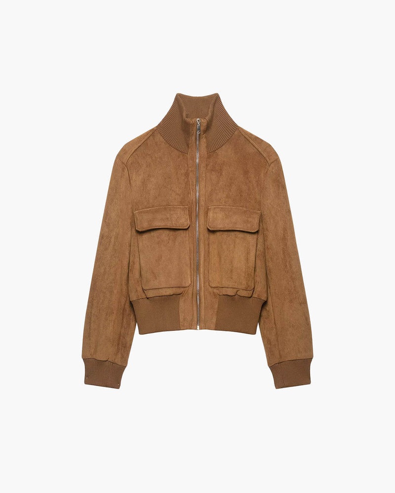 ZEYA - Joanna Cropped Bomber Jacket