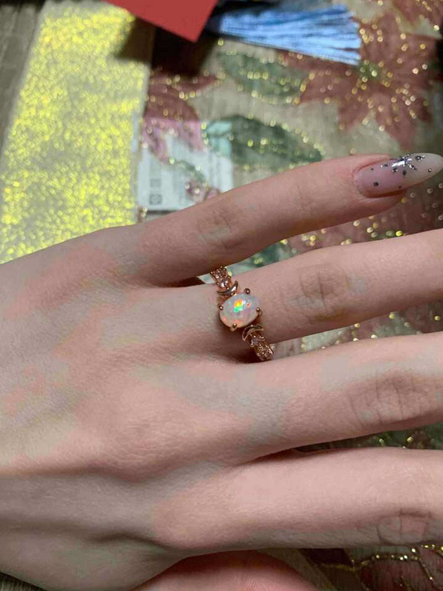 ZEYA - Jullie Natural Stone Ring
