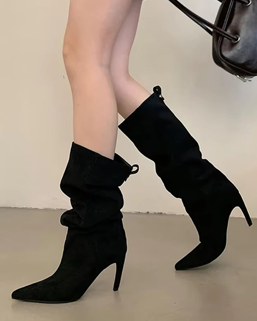 ZEYA - Kendra Suede Knee High Boots