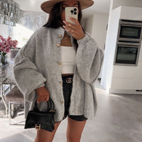 Laura Lang Cardigan Strikk