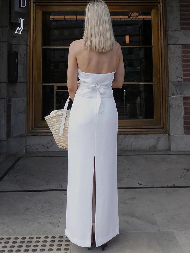 ZEYA - Lianne Halter Maxi Skirt Set