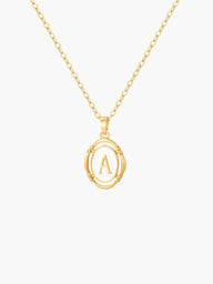 Liza Initial Pendant Necklace