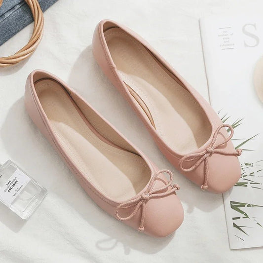 ZEYA - Lola Square Toe Ballet Flats