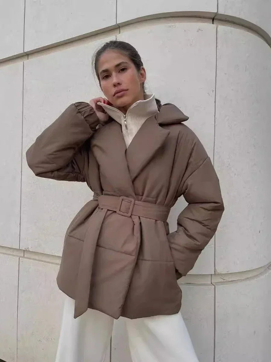 ZEYA - Lou Belted Puffer Jacket