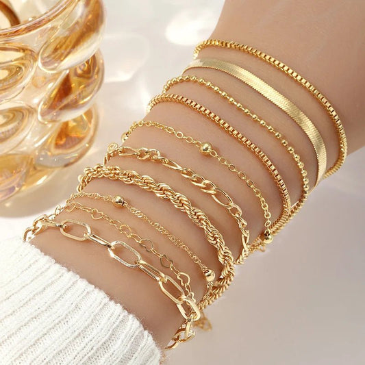 ZEYA - Lucie Snake Chain Bracelet Set