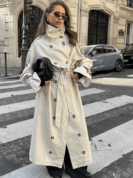 Lucy Long Belted Trench Coat