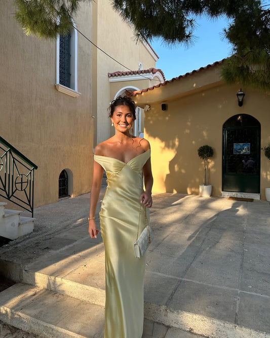 ZEYA - Maelle Backless Satin Maxi Dress