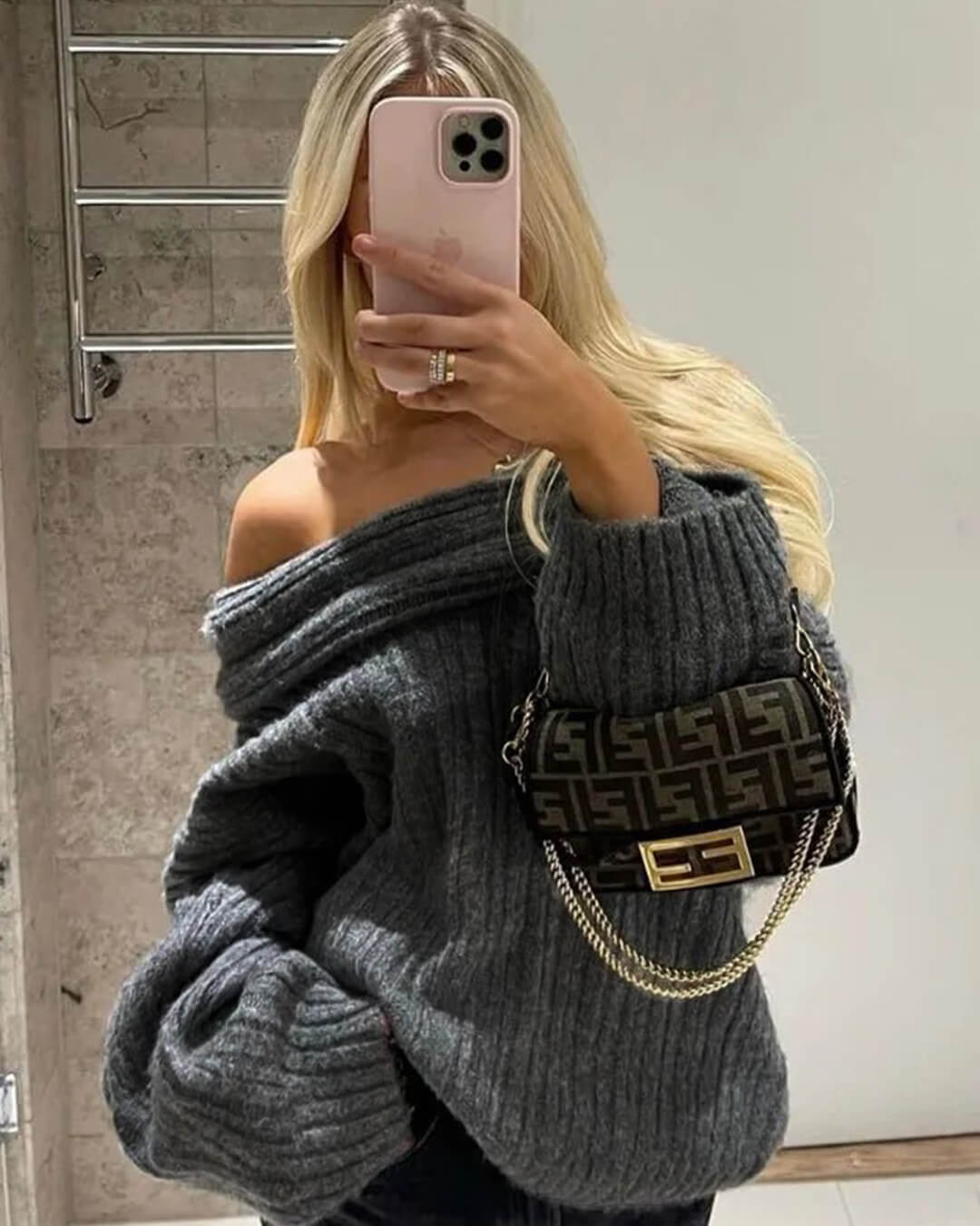 ZEYA - Margaux Off-Shoulder Knit Sweater