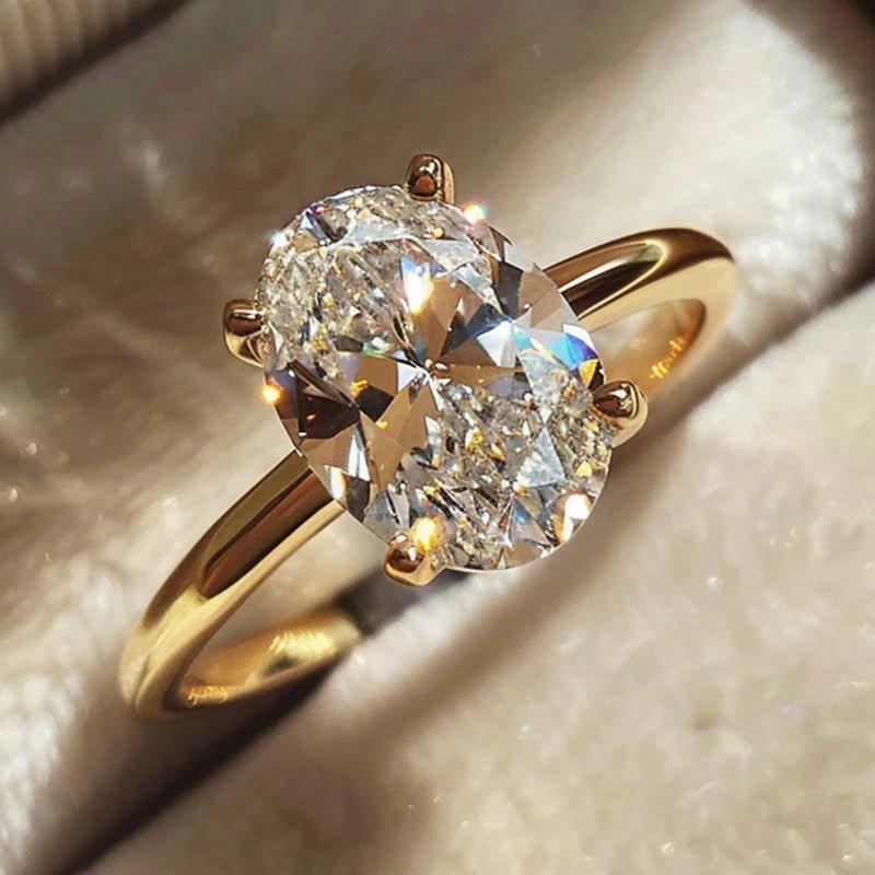 ZEYA - Maribel Oval Zirconia Ring