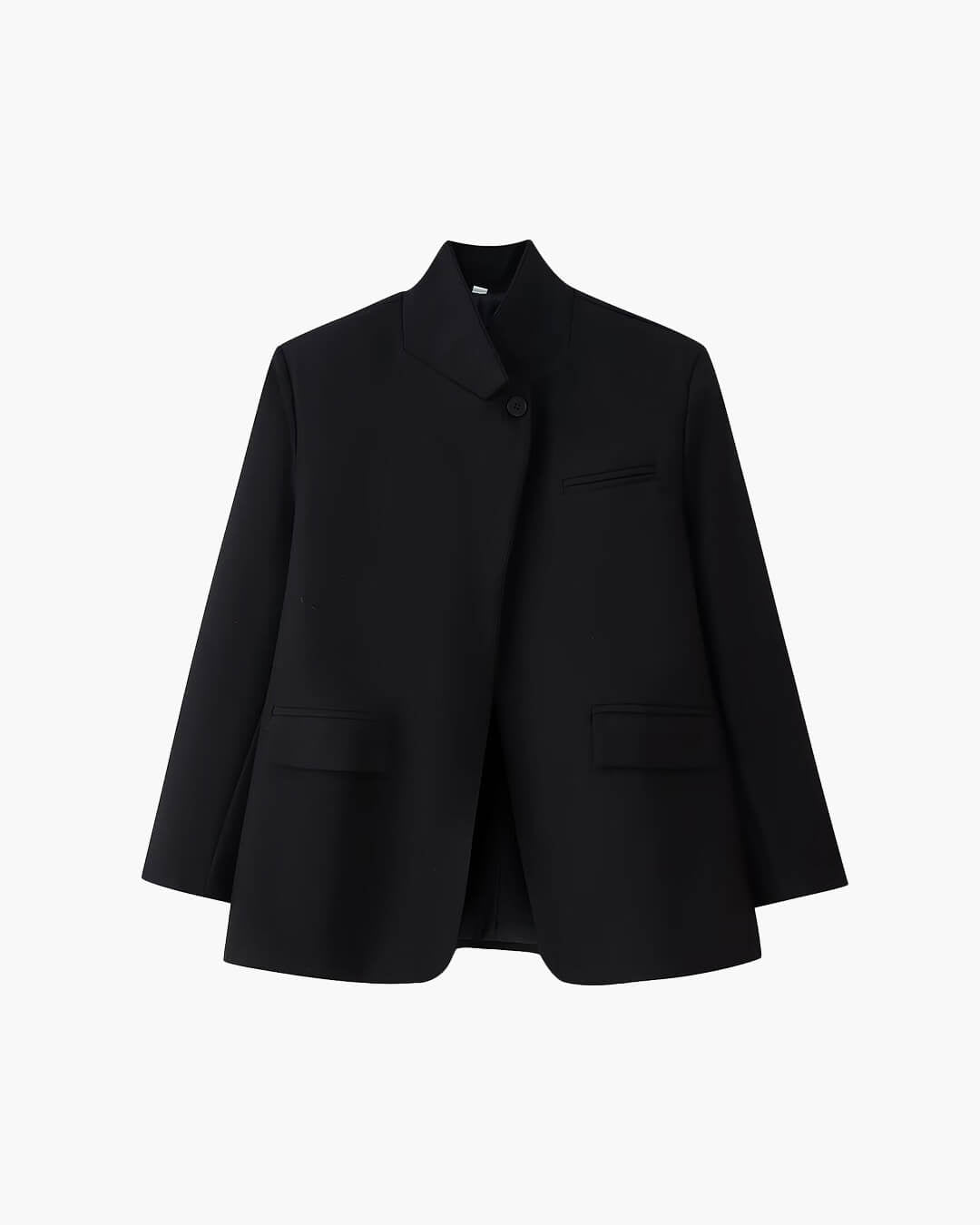 ZEYA - Melanie Plaid Stand Collar Blazer