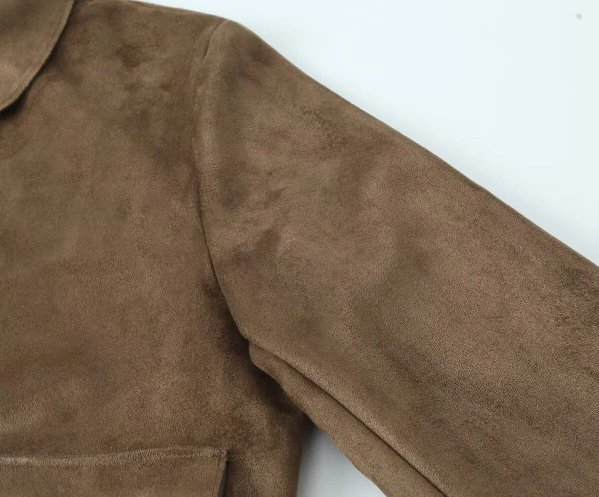 ZEYA - Melissa Suede Blazer Jacket