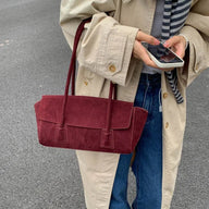 Melissa Vintage skulderveske i imitert semsket skinn