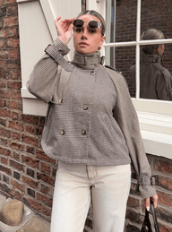 Mila rutete trenchcoat