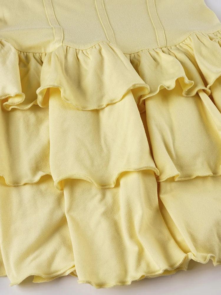 ZEYA - Mira Ruffled Halter Mini Dress