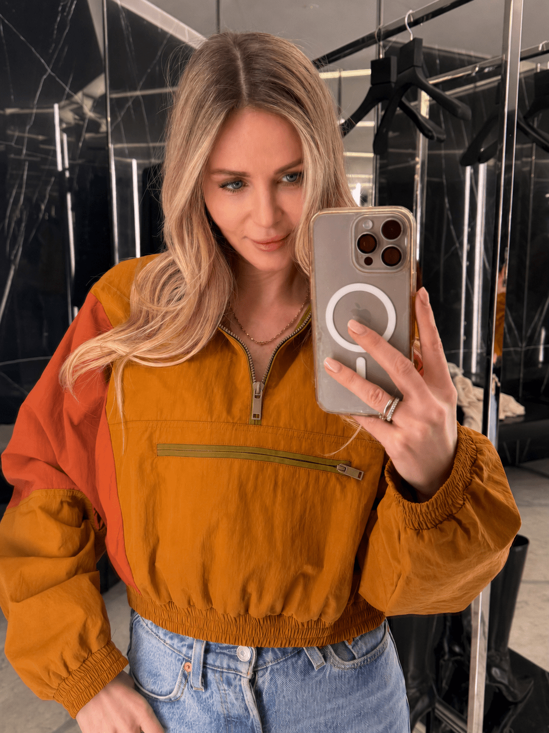 ZEYA - Miranda Half-Zip Windbreaker Jacket