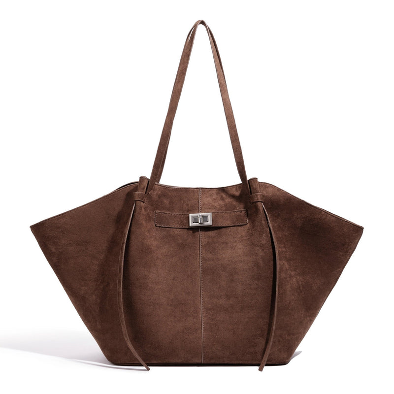 ZEYA - Nora Bat-Wing Suede Tote Bag