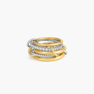 Ophelie Luxe edelstens fem-lags ring