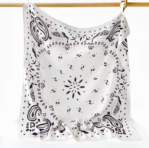 Reese Paisley Strikket Bandana Skjerf