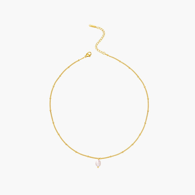 ZEYA - Reina Pearl Pendant Necklace