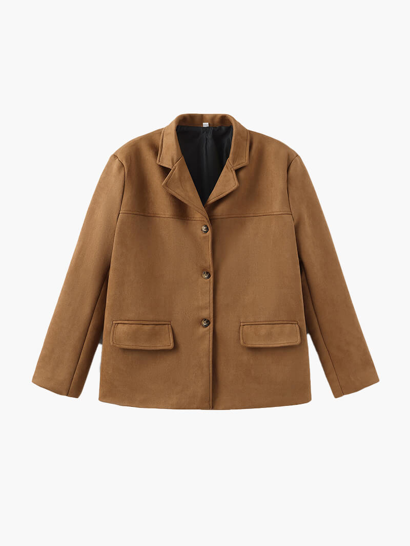 ZEYA - Reva Faux Suede Blazer