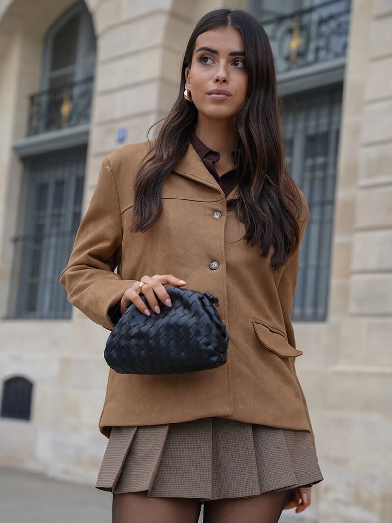 ZEYA - Reva Faux Suede Blazer