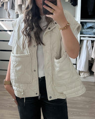 Rhea vattert, vattert vest