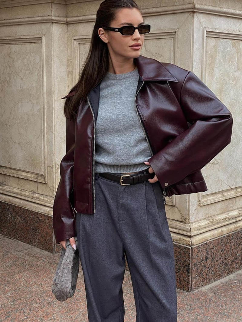 ZEYA - Risa Leather Jacket