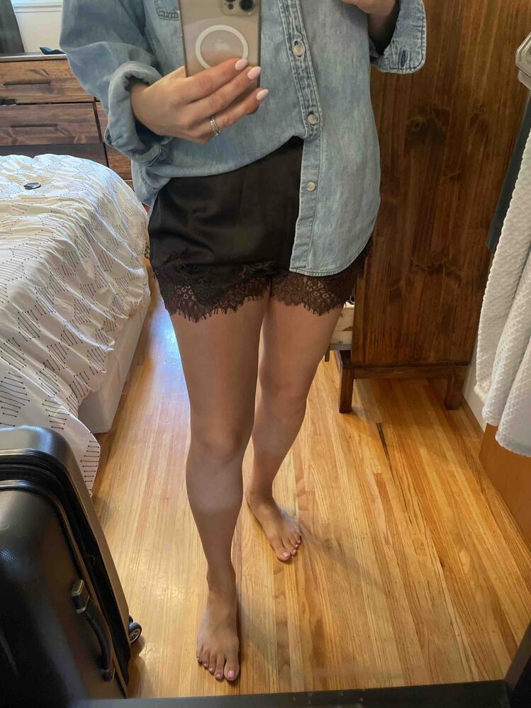 ZEYA - Rosaline Satin Shorts