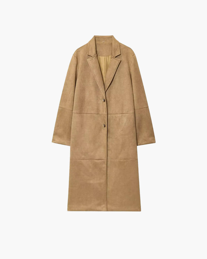 ZEYA - Sabrina Suede Trench Coat