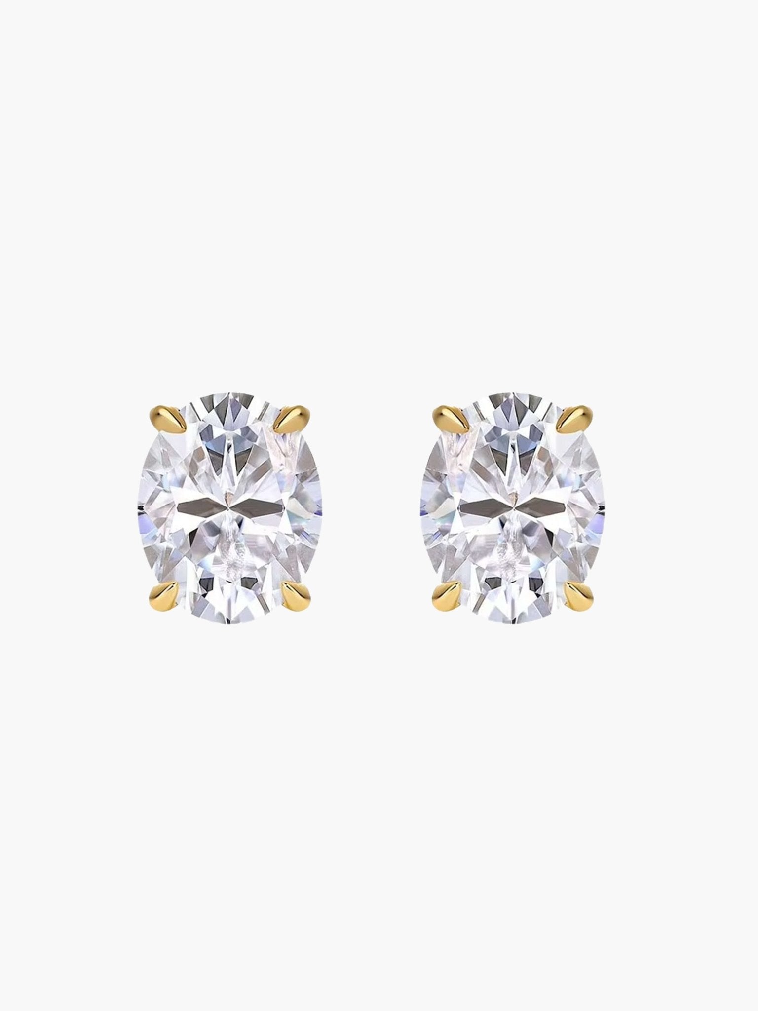 ZEYA - Sandra Oval Cut Zirconia Earrings