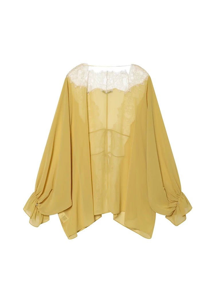 ZEYA - Sarah Lace Patchwork Blouse