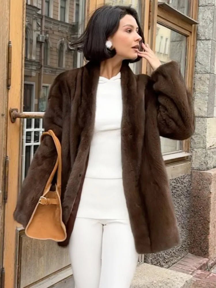 ZEYA - Seve Belted Faux Fur Jacket