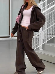 Monica Oversized Hoodie Track Set