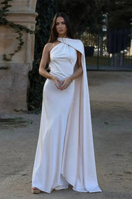 Anne Elegant Sateng Halterkjole