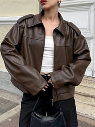 Stephanie Bikerjakke