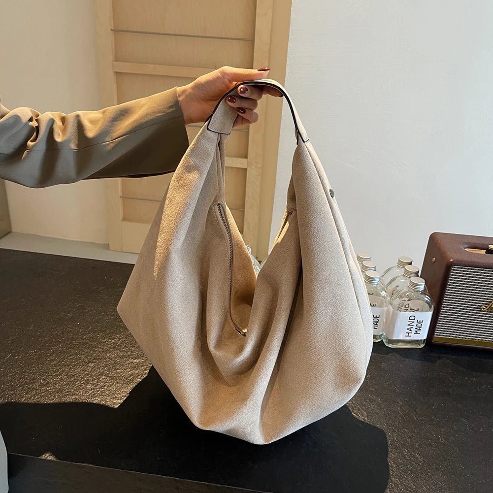 ZEYA - Sylvie Suede Hobo Handbag