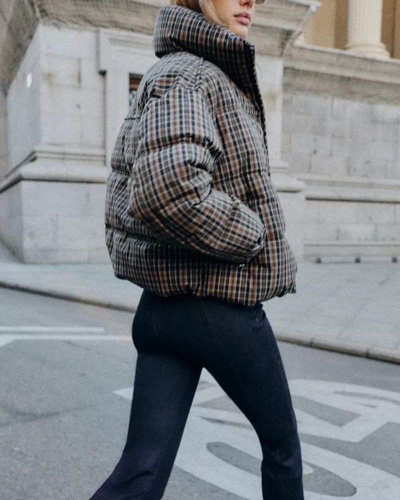 ZEYA - Valerie Plaid Puffer Jacket