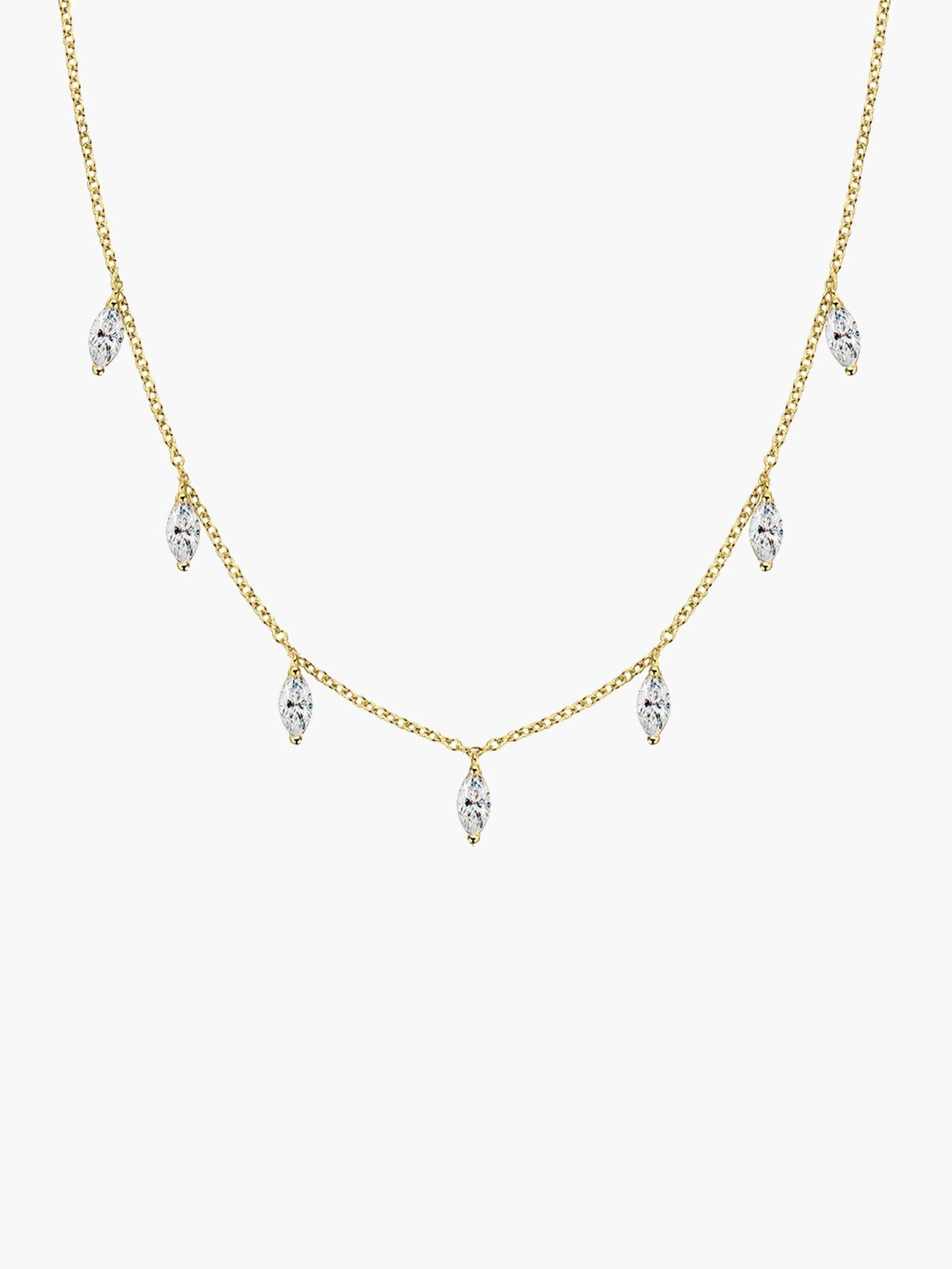 ZEYA - Vera Marquise Cut Necklace