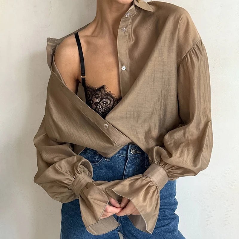 ZEYA - Vivienne Long Sleeve Sheer Blouse