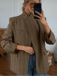Willow Ståkrage Stripete Dressjakke